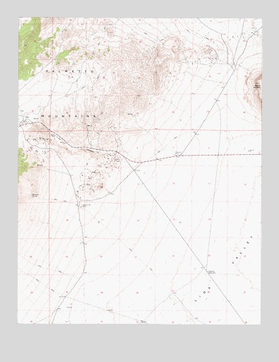 Lida, NV USGS Topographic Map