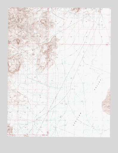 Lida Wash NW, NV USGS Topographic Map