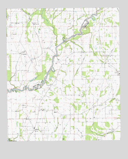 Liddieville, LA USGS Topographic Map
