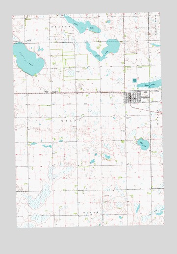 Lidgerwood, ND USGS Topographic Map