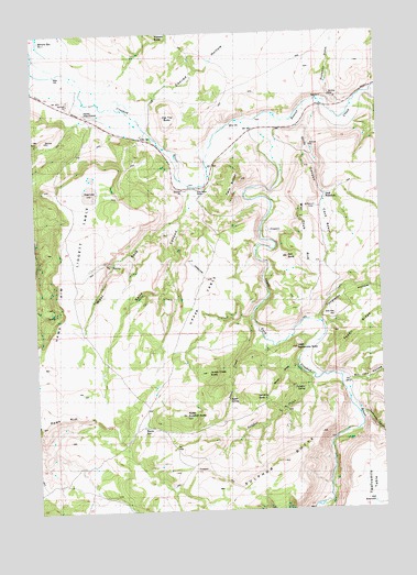 Liggett Table, OR USGS Topographic Map