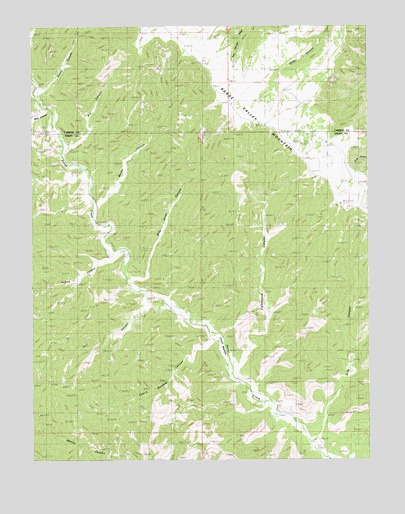 Lighthouse Canyon, UT USGS Topographic Map