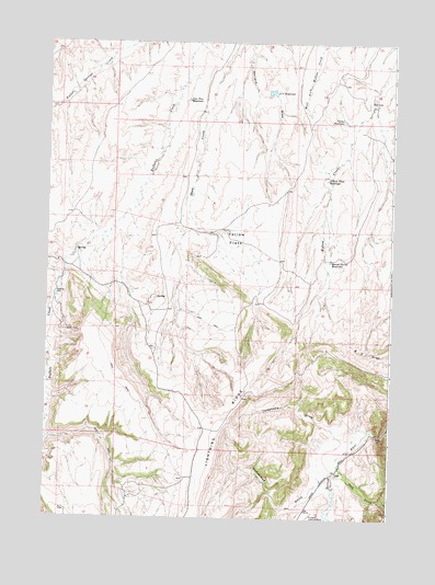 Lightning Ridge, WY USGS Topographic Map