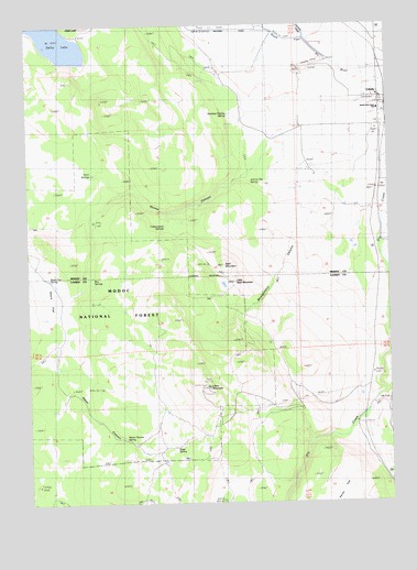 Likely, CA USGS Topographic Map