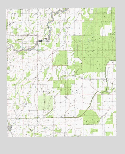 Baskinton, LA USGS Topographic Map