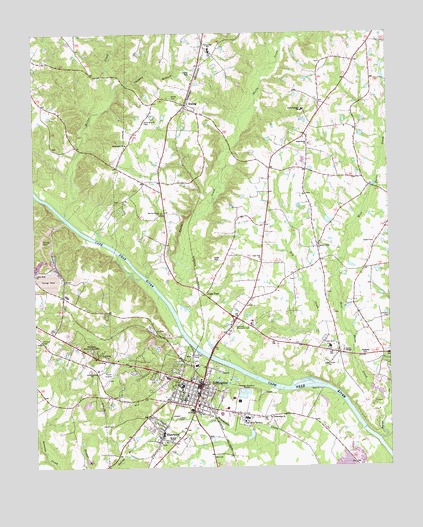 Lillington, NC USGS Topographic Map