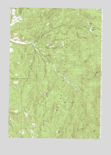Limber Jim Creek, OR USGS Topographic Map