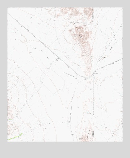 Bass Canyon, TX USGS Topographic Map