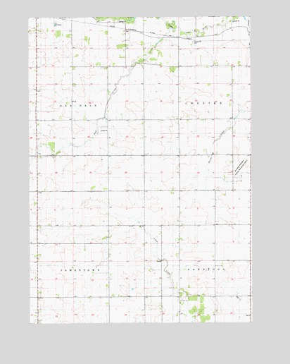 Lime Springs NW, IA USGS Topographic Map