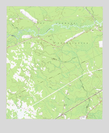 Limerick NW, GA USGS Topographic Map