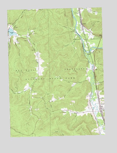 Limestone, NY USGS Topographic Map