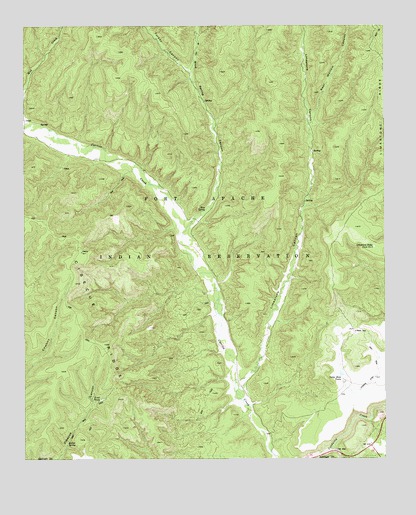 Limestone Canyon South, AZ USGS Topographic Map