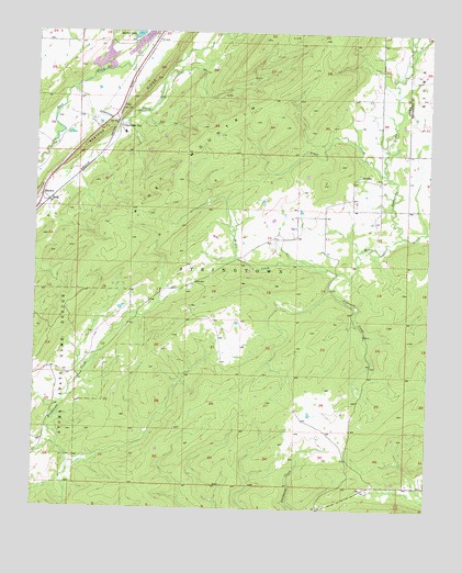 Limestone Gap, OK USGS Topographic Map