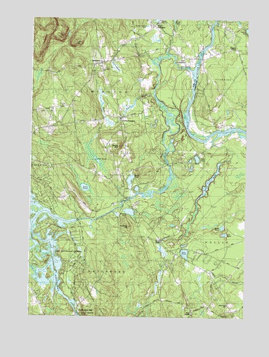 Limington, ME USGS Topographic Map