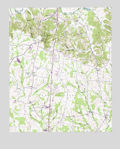 Lincoln, TN USGS Topographic Map