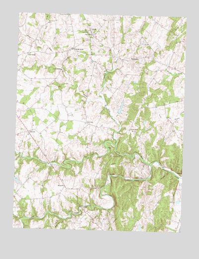 Lincoln, VA USGS Topographic Map