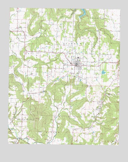 Lincoln, AR USGS Topographic Map