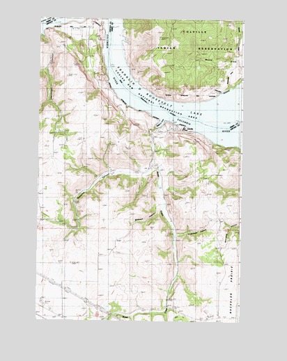 Lincoln, WA USGS Topographic Map