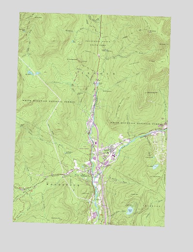 Lincoln, NH USGS Topographic Map