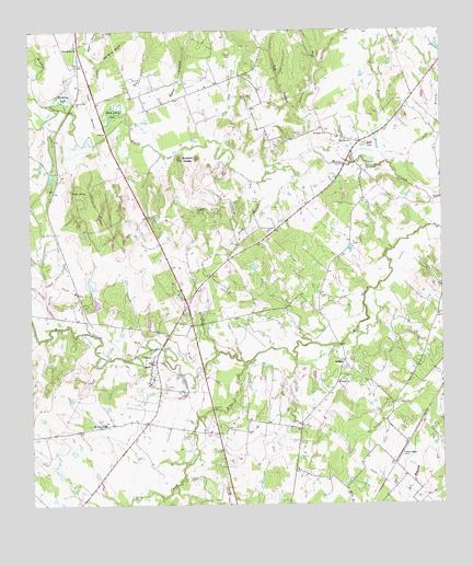 Lincoln, TX USGS Topographic Map
