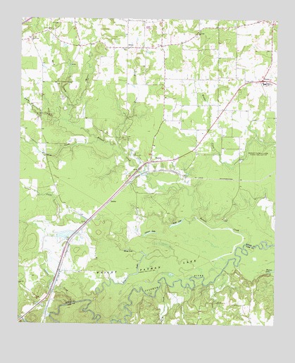 Bassett, TX USGS Topographic Map