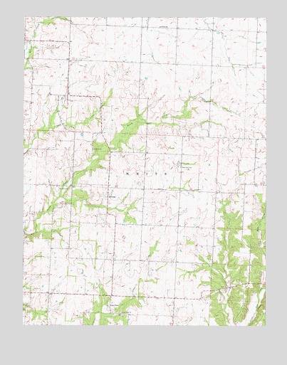 Lincoln NW, MO USGS Topographic Map