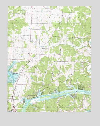 Lincoln SE, MO USGS Topographic Map