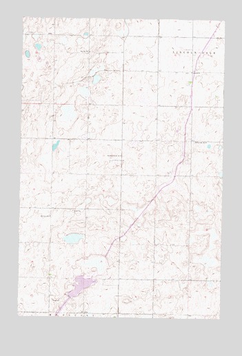 Lincoln Valley SW, ND USGS Topographic Map