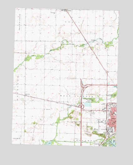 Lincoln West, IL USGS Topographic Map