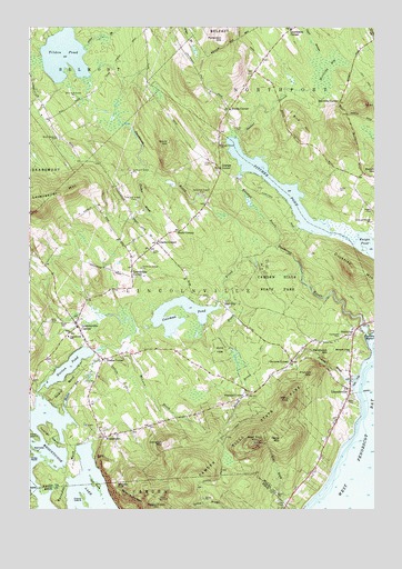 Lincolnville, ME USGS Topographic Map