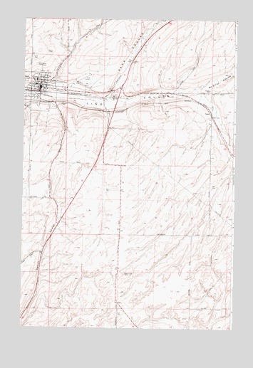 Lind, WA USGS Topographic Map