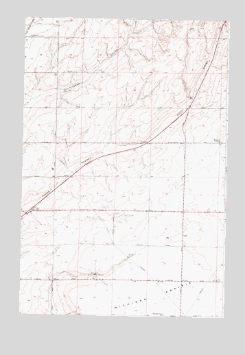 Lind SW, WA USGS Topographic Map