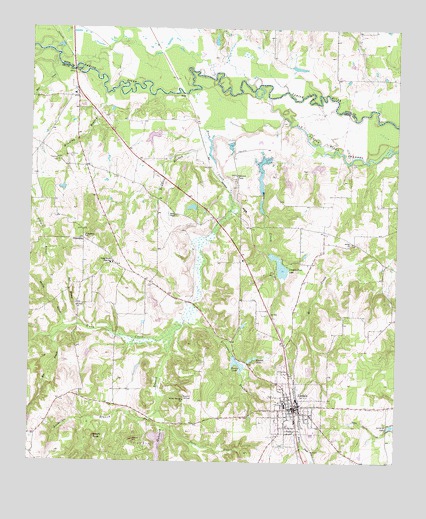 Lindale, TX USGS Topographic Map