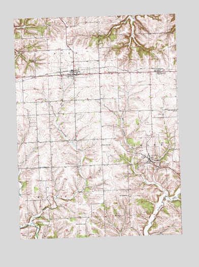 Linden, WI USGS Topographic Map