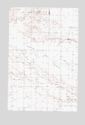 Agawam North, MT USGS Topographic Map