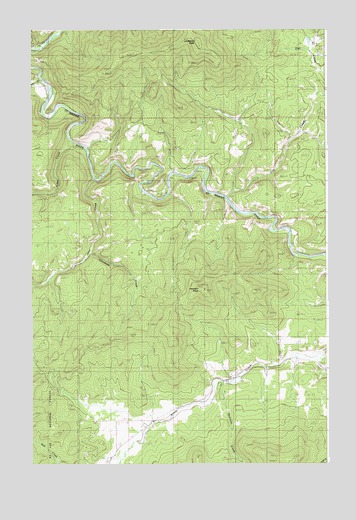 Lindstrom Peak, ID USGS Topographic Map