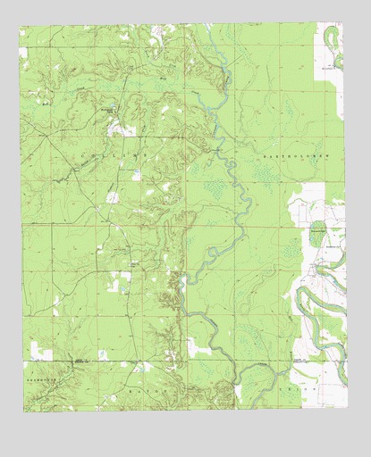 Line, AR USGS Topographic Map