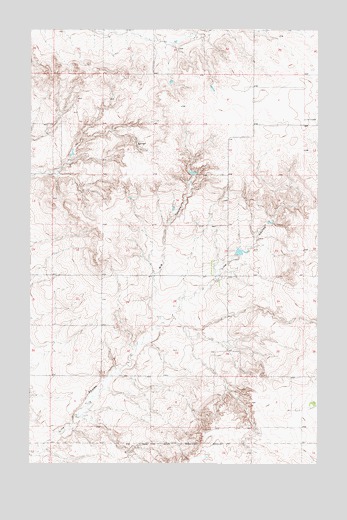 Line Coulee, MT USGS Topographic Map