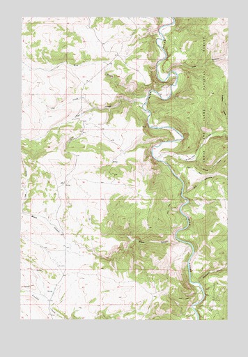 Lingshire NE, MT USGS Topographic Map
