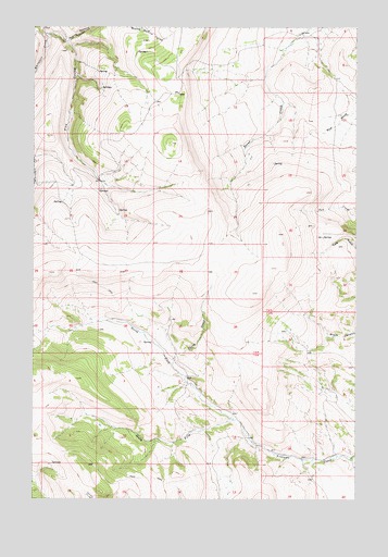 Lingshire NW, MT USGS Topographic Map