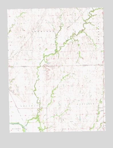 Linn SW, KS USGS Topographic Map