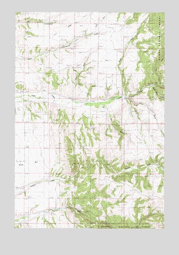 Lippert Gulch, MT USGS Topographic Map