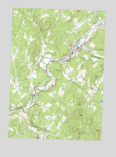 Lisbon, NH USGS Topographic Map