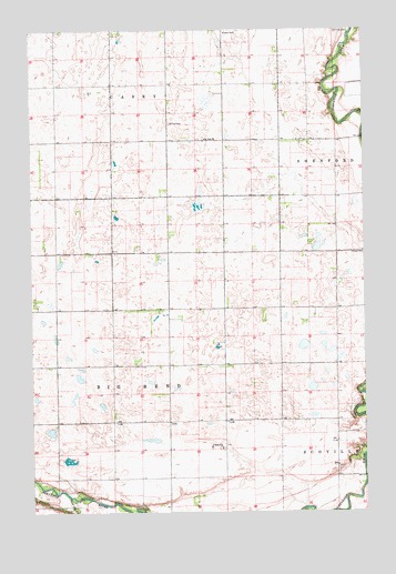 Lisbon NE, ND USGS Topographic Map