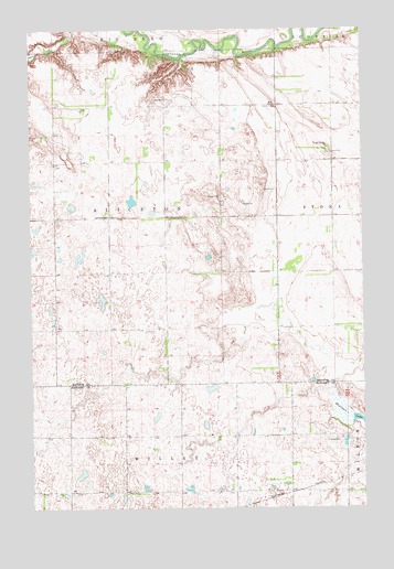 Lisbon SE, ND USGS Topographic Map