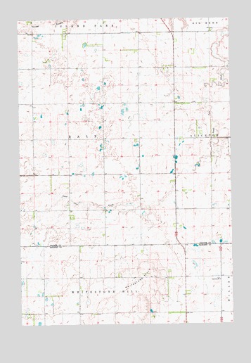 Lisbon SW, ND USGS Topographic Map