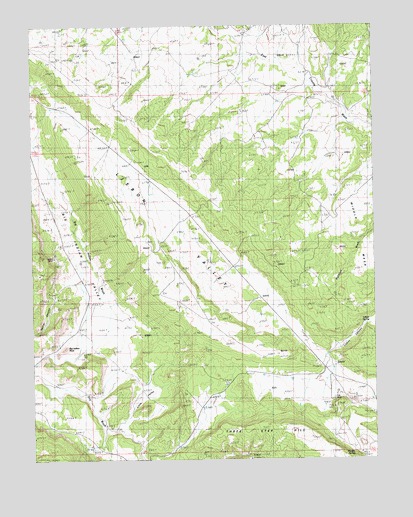 Lisbon Valley, UT USGS Topographic Map