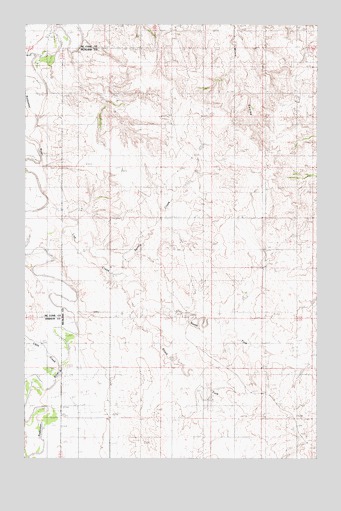 Lisk Creek, MT USGS Topographic Map