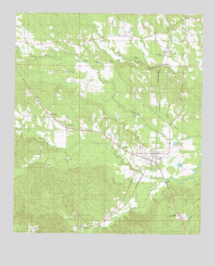 Lisman, AL USGS Topographic Map