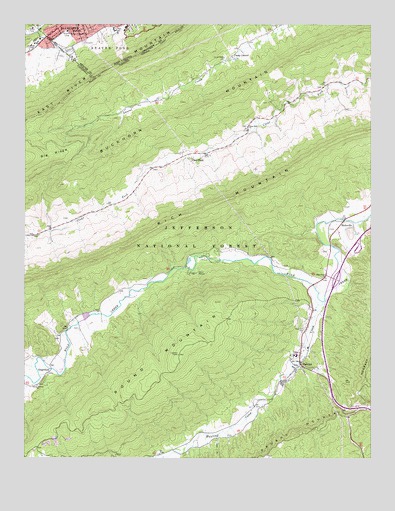 Bastian, VA USGS Topographic Map
